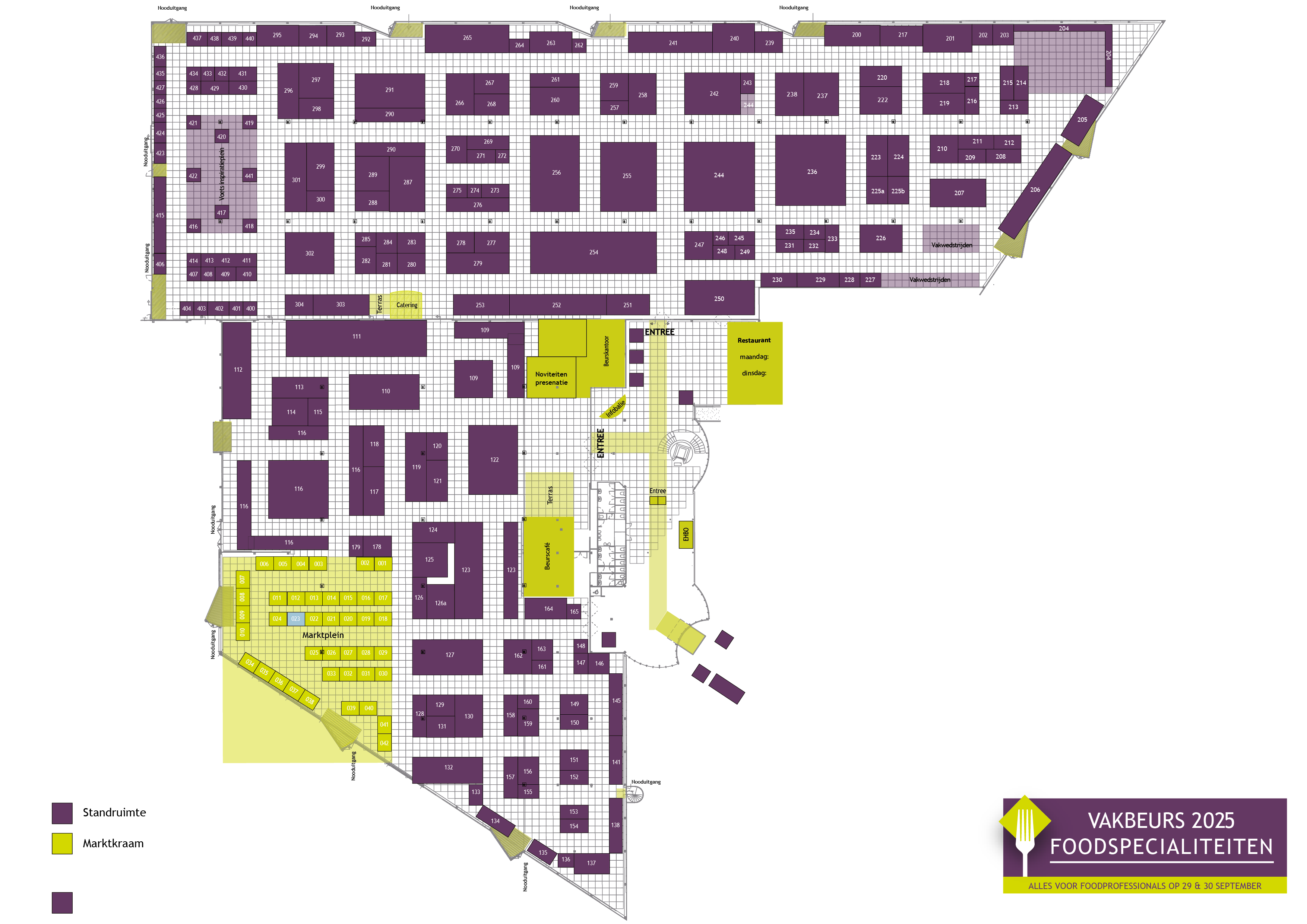 Plattegrond Vakbeurs Foodspecialiteiten 2025 25 6 25 01